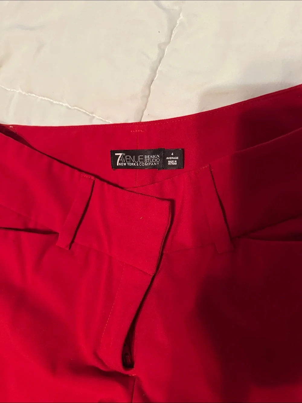 New York Red High-Waist Leggings - Picture 2 of 2